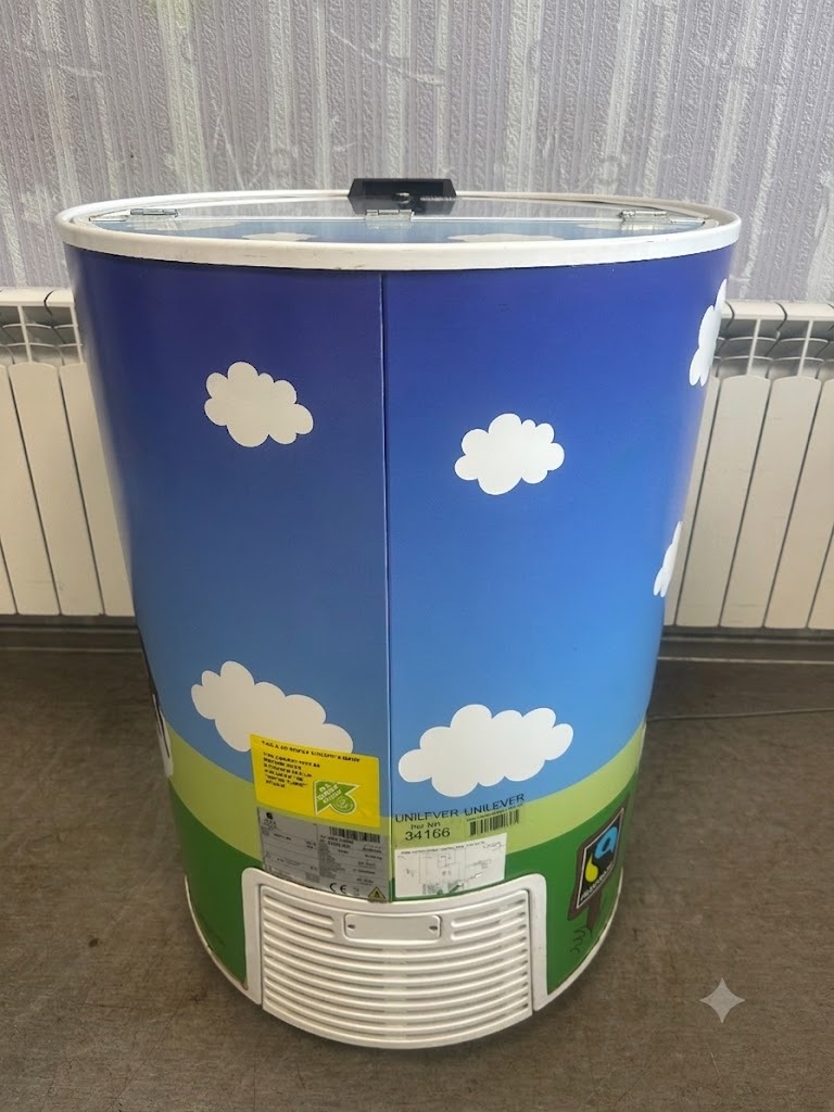 Sügavkülmik Led valgusega silinder 97L - Image 8