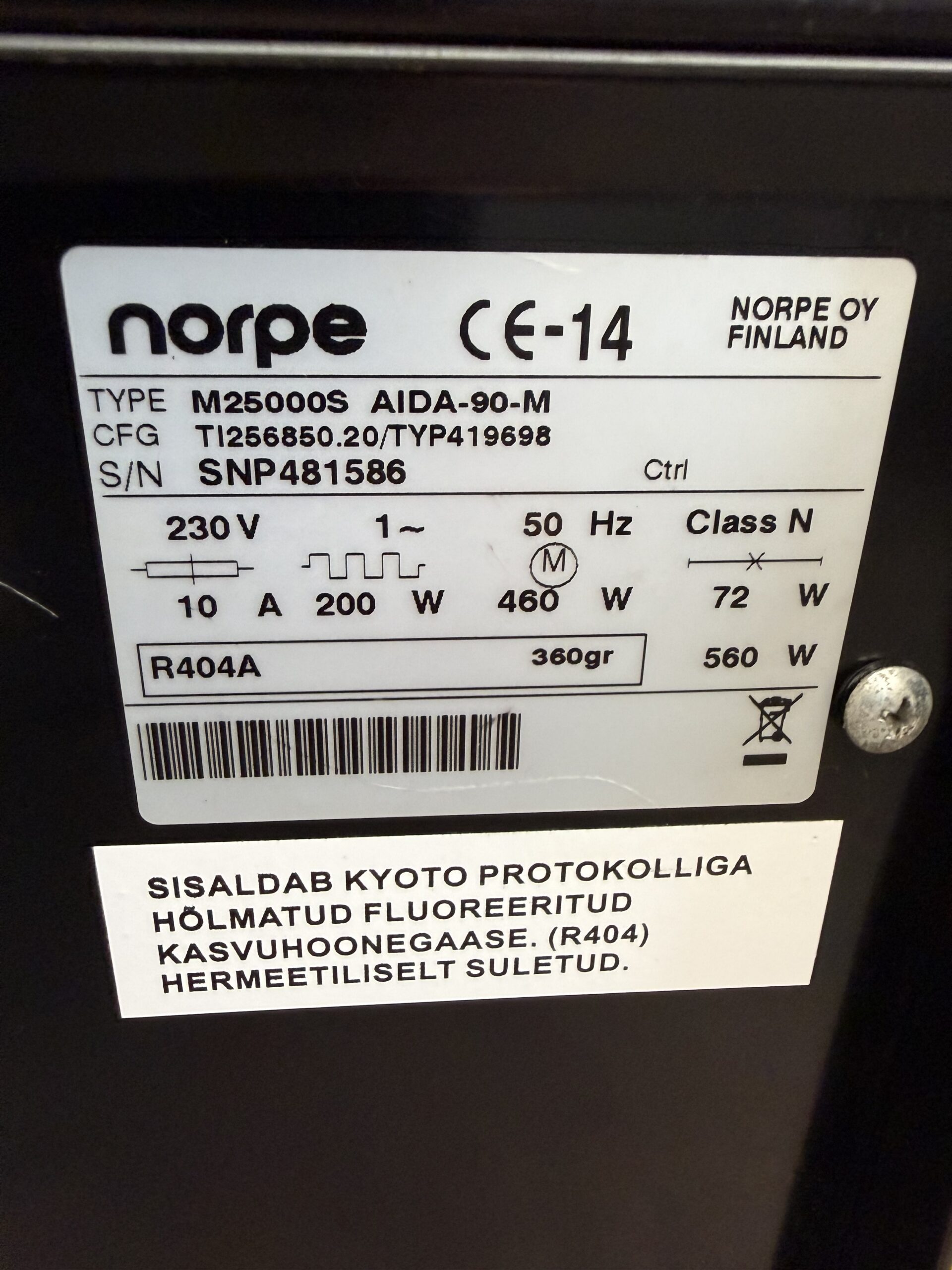 Külmvitriin / Kondiitrivitriin pakettklaasidega Norpe - Image 14