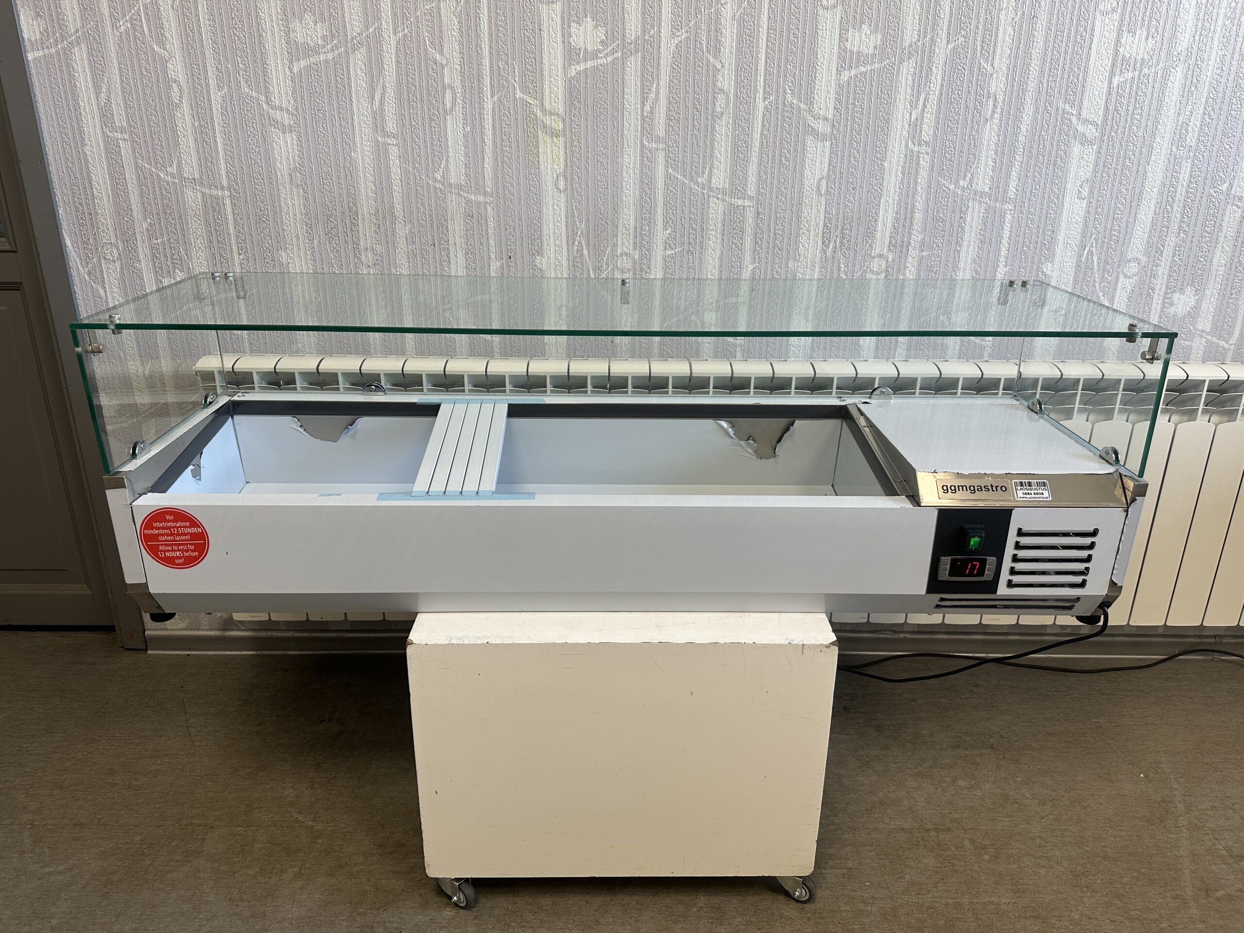 Lauapealne külmlett 1400x395 mm 6x GN 1/3