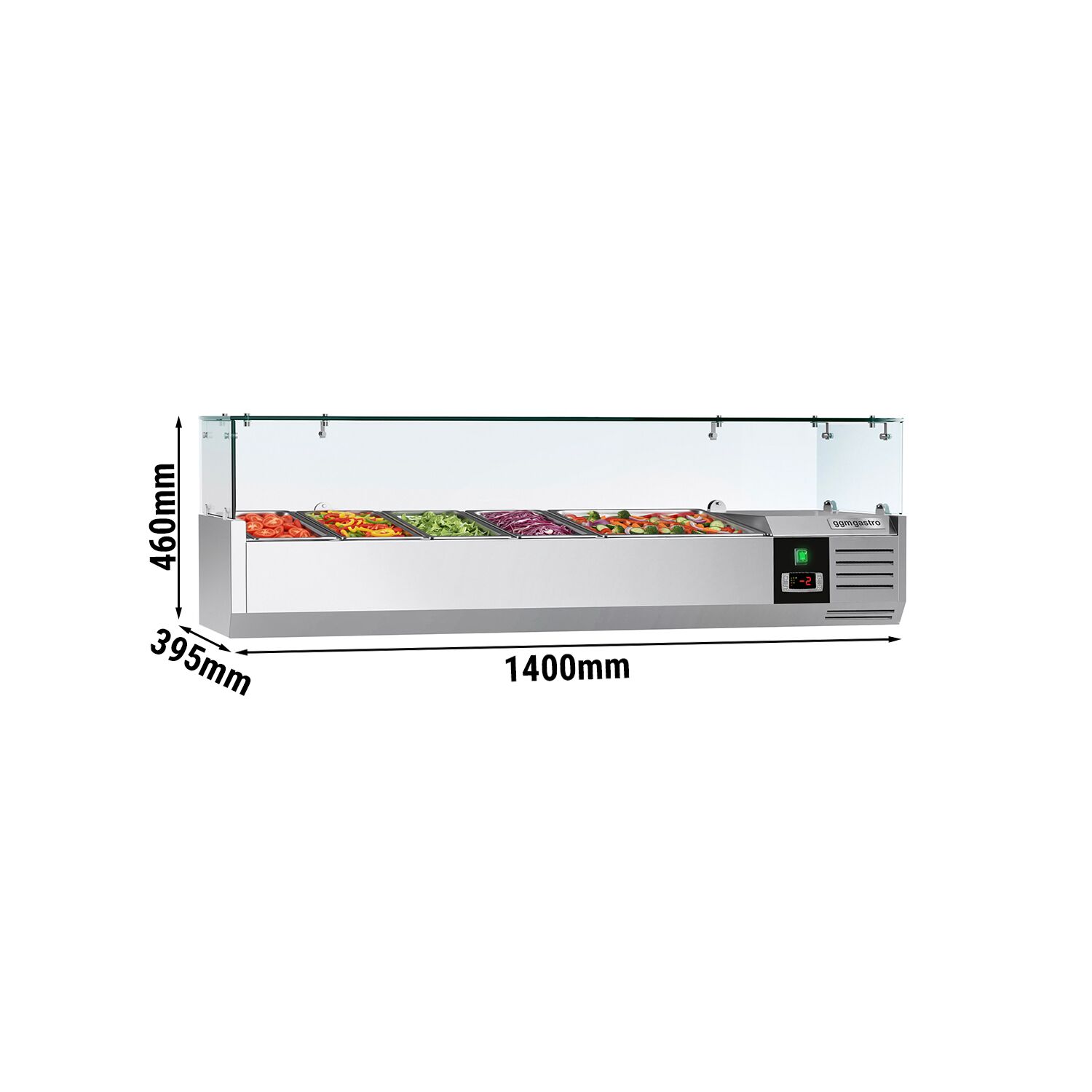 Lauapealne külmlett 1400x395 mm 6x GN 1/3 - Pilt 3