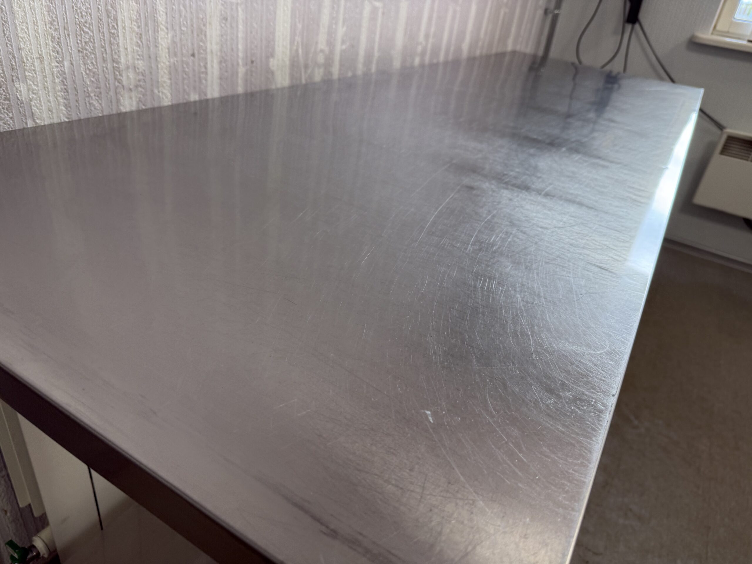Roostevaba töölaud riiuliga 220x70x90cm NR185-188 - Pilt 11
