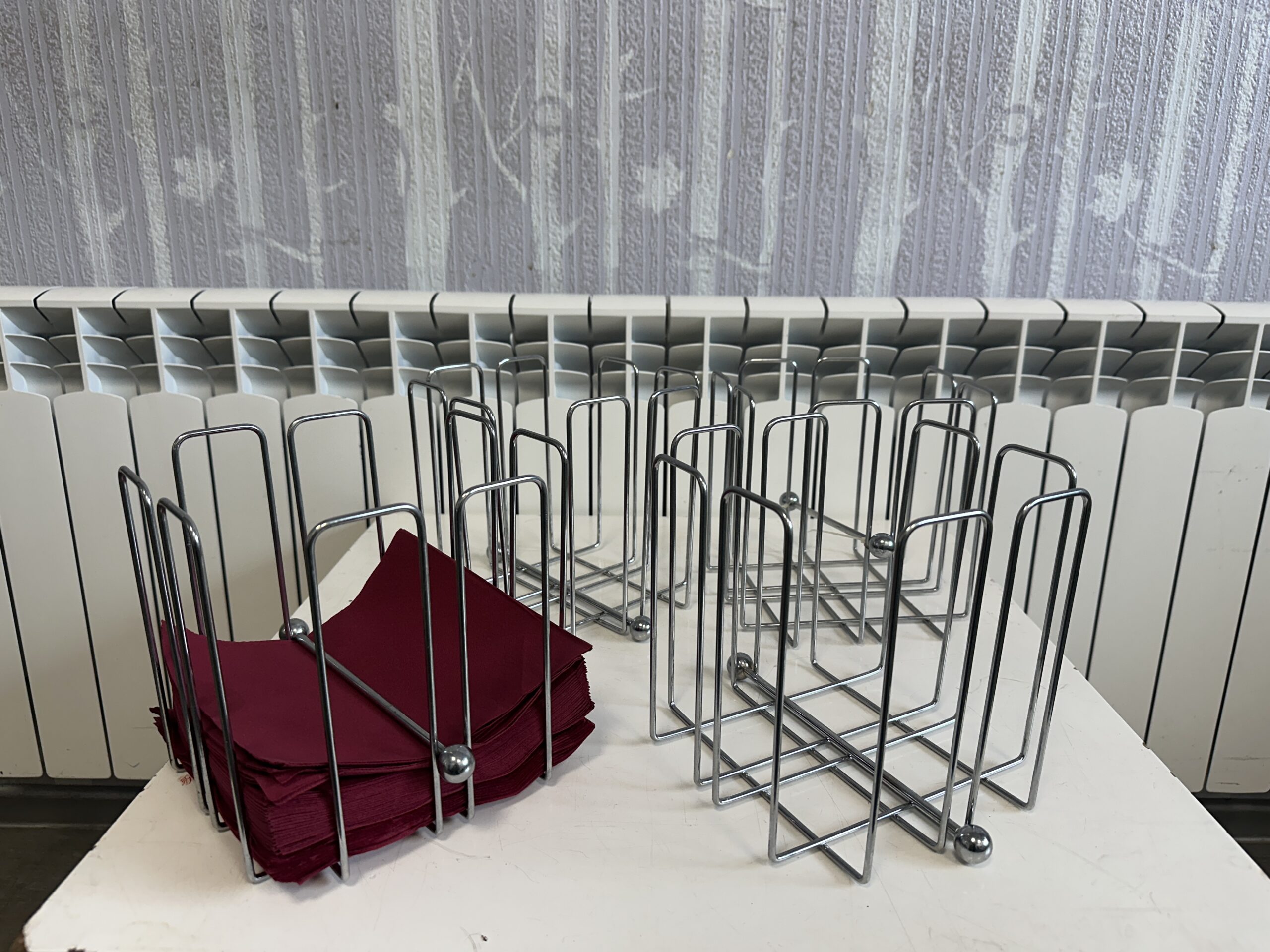 Metallist salvrätikuhoidjad 10tk komplekt - Pilt 3