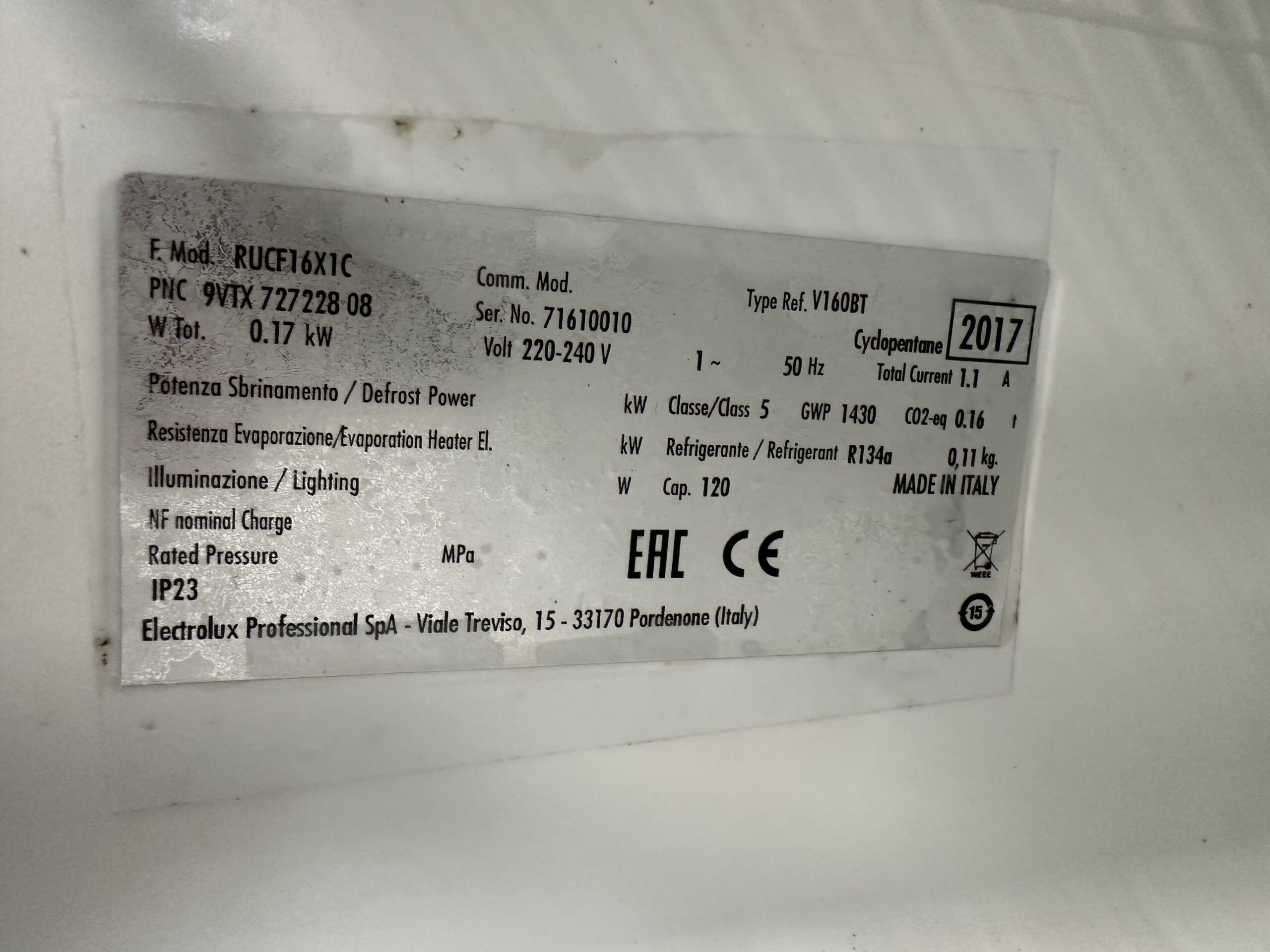 RST sügavkülmik letialune Electrolux 60x60x83cm NR13 - Pilt 8